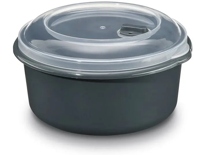 GOURMETmaxx Mikrowellendose 3 Stück 650/1000/1800ml Grau GOURMETmaxx Mikrowellendose 3 Stück 650/1000/1800ml Grau
