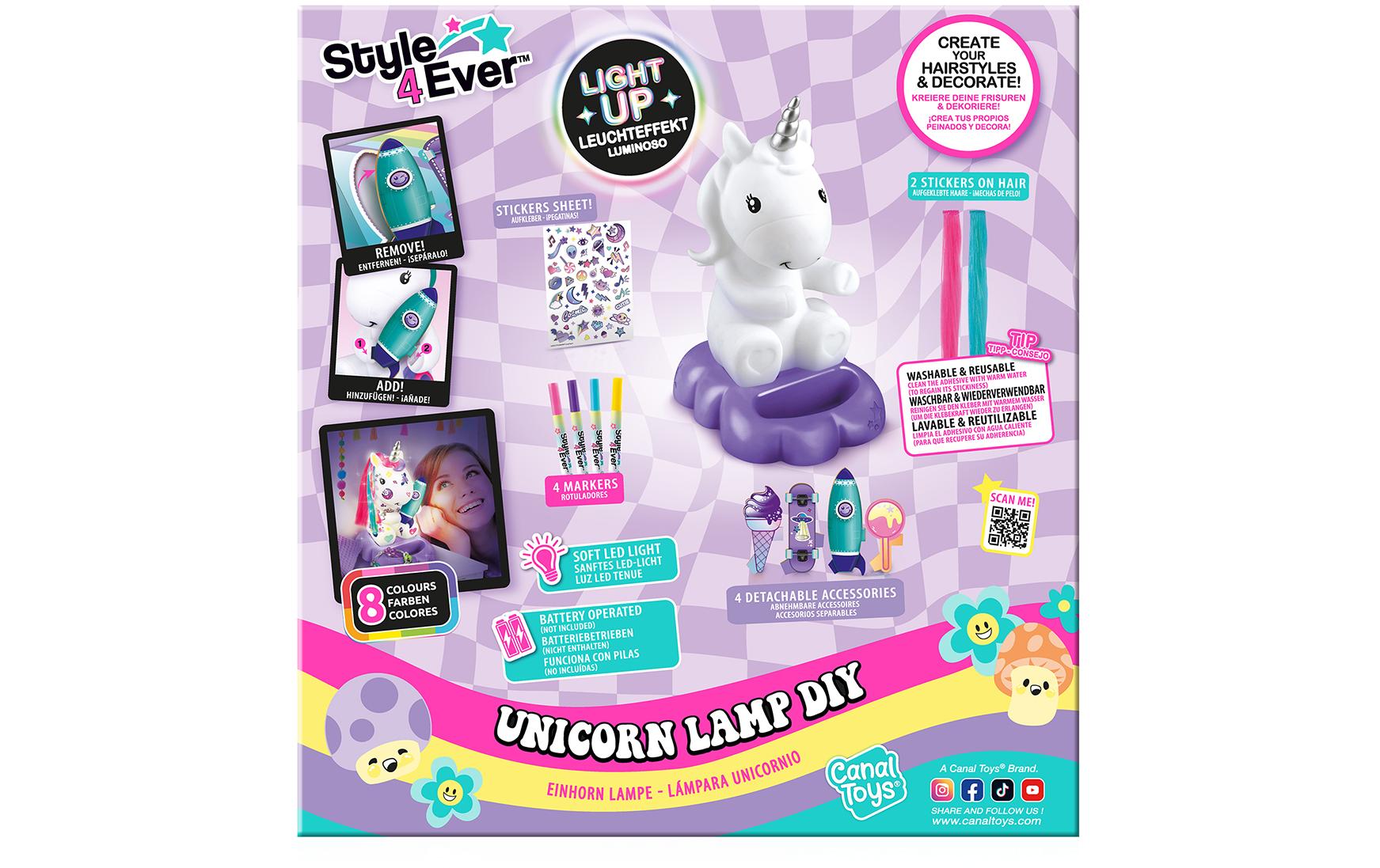 Canal Toys Bastelset Unicorn DIY Light Up