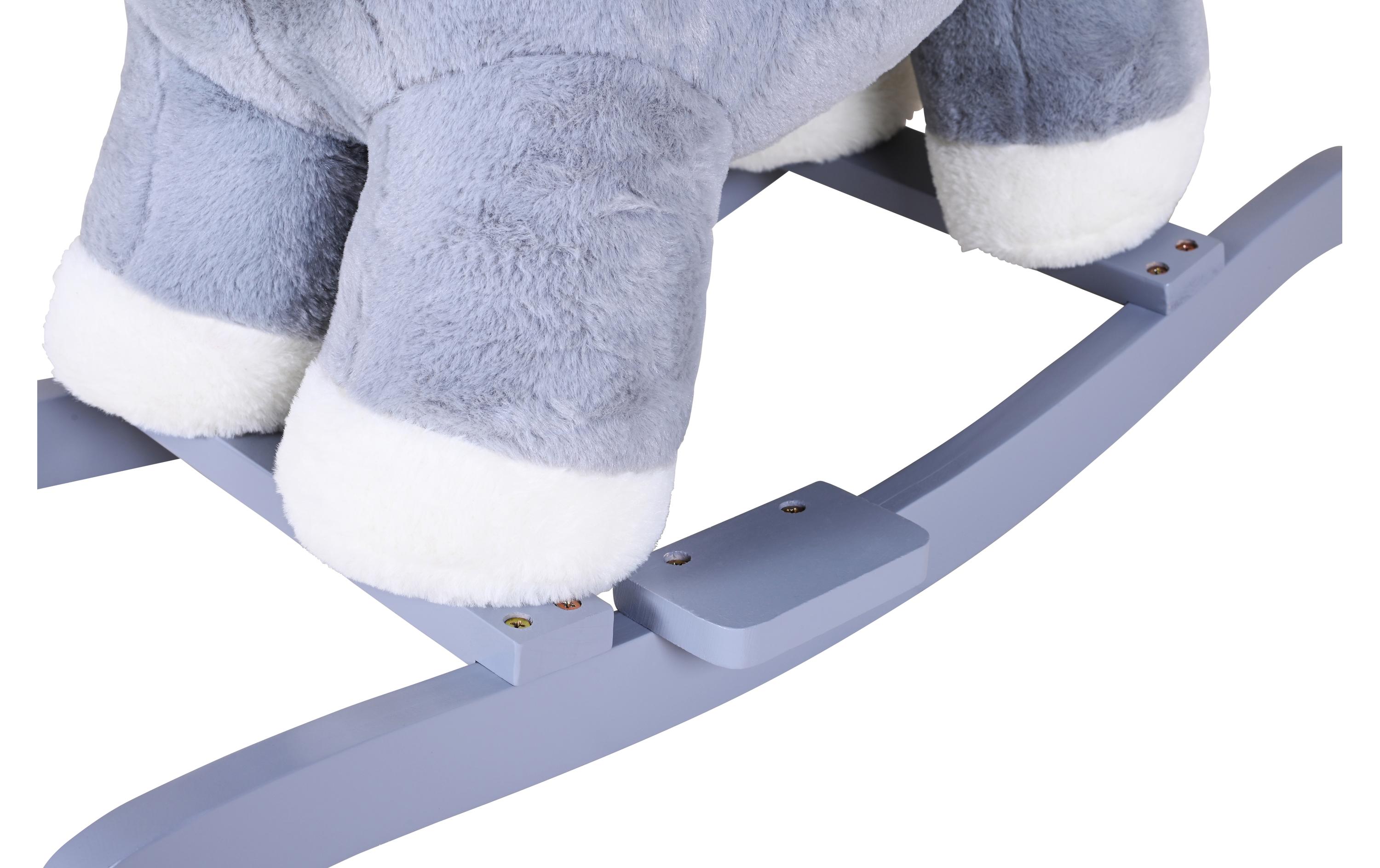 Knorrtoys Schaukeltier Pferd Grau/Weiss