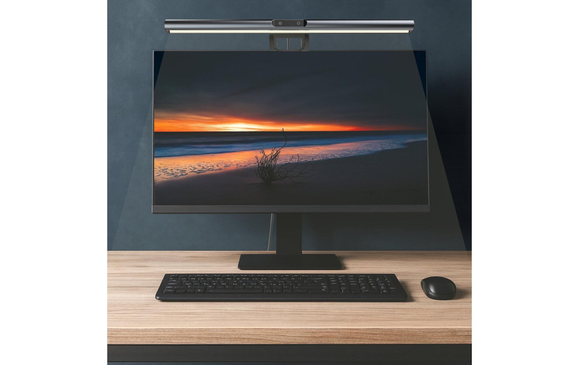 4smarts Monitorlampe LightBar Silber