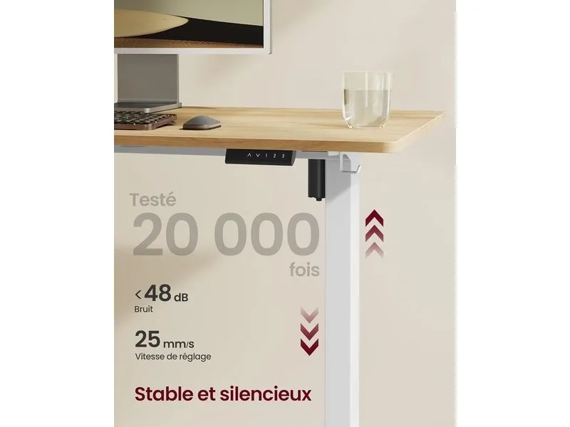 Songmics Tischgestell 72-118 cm, Mattweiss Songmics Tischgestell 72-118 cm, Mattweiss