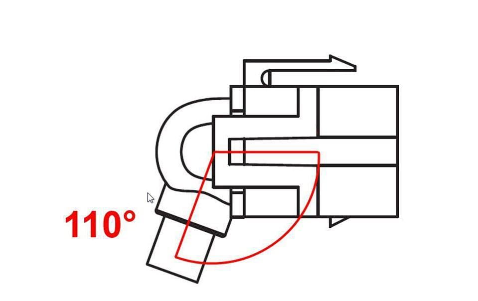 Delock Kabel HDMI Typ-A 110° gewinkelt
