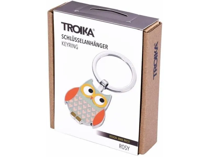 Troika Schlüsselanhänger Eule Rosy Troika Schlüsselanhänger Eule Rosy