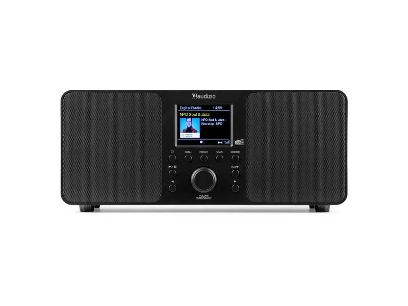 Audizio Genua DAB+/FM Radio mit BT, Stereo, Schwarz Audizio Genua DAB+/FM Radio mit BT, Stereo, Schwarz