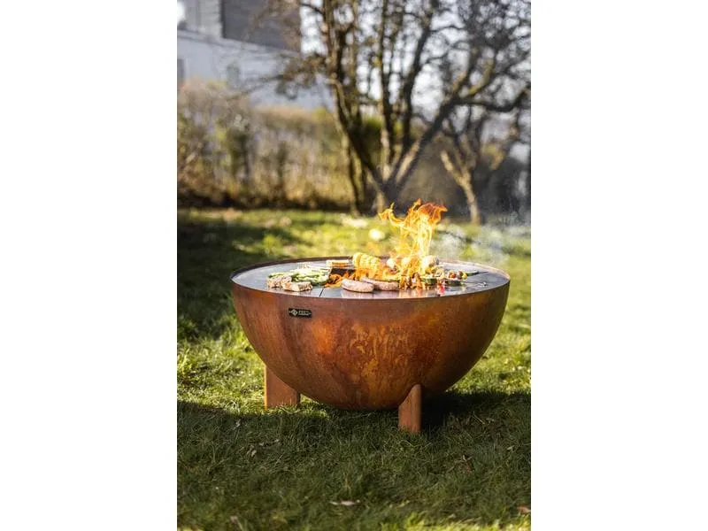 FEU DU JARDIN Feuerstelle Tria, Ø 98 cm, Rost FEU DU JARDIN Feuerstelle Tria, Ø 98 cm, Rost
