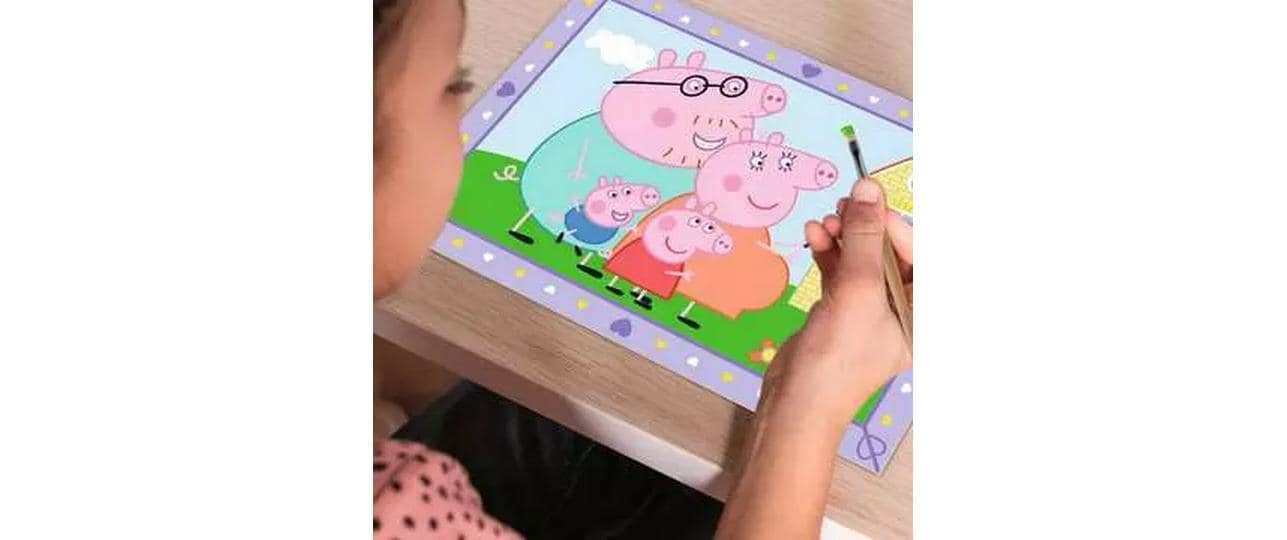 Ravensburger Malen nach Zahlen CreArt – Peppa's Family