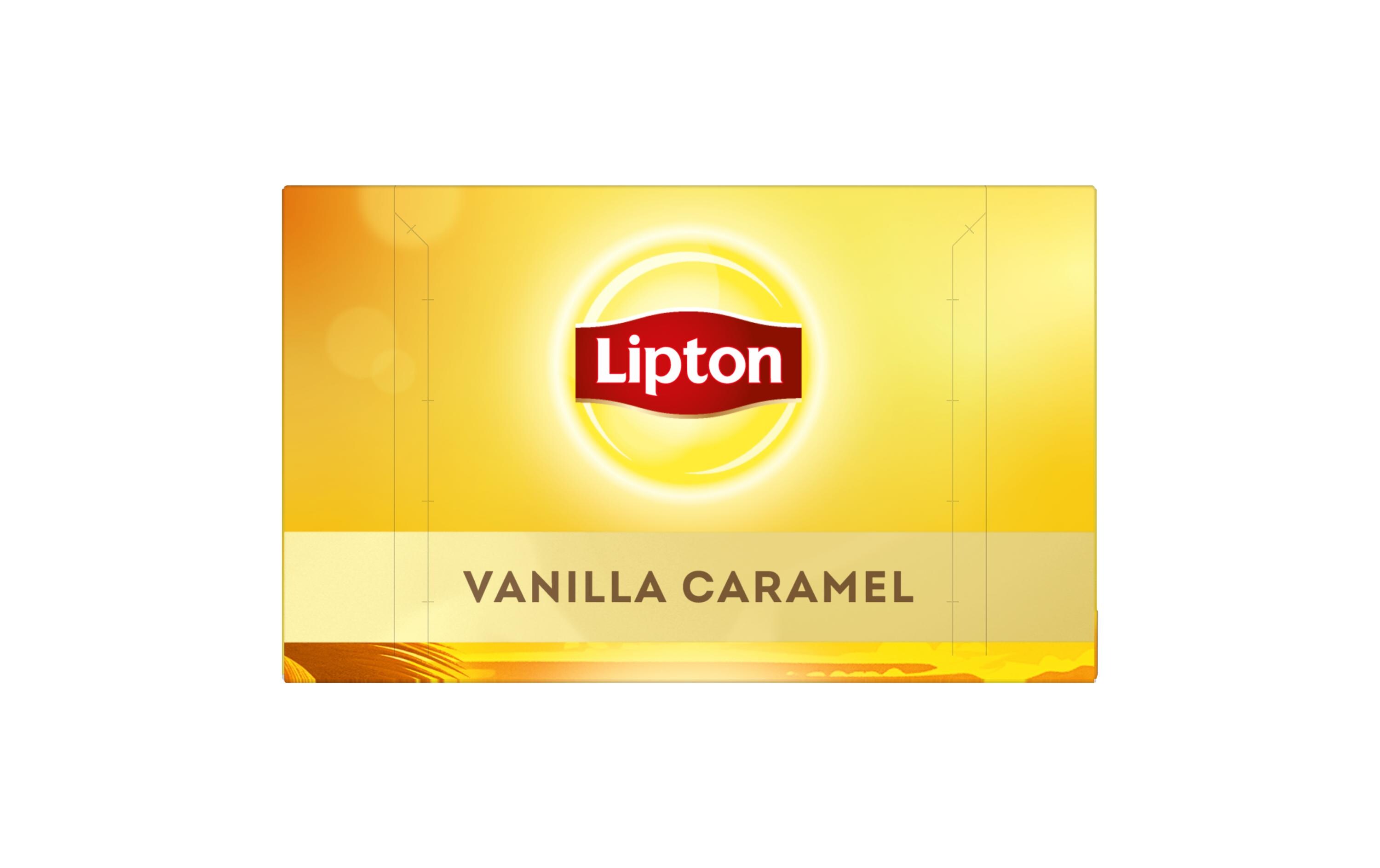 Lipton Teebeutel Schwarztee Vanilla Caramel 20 Stück