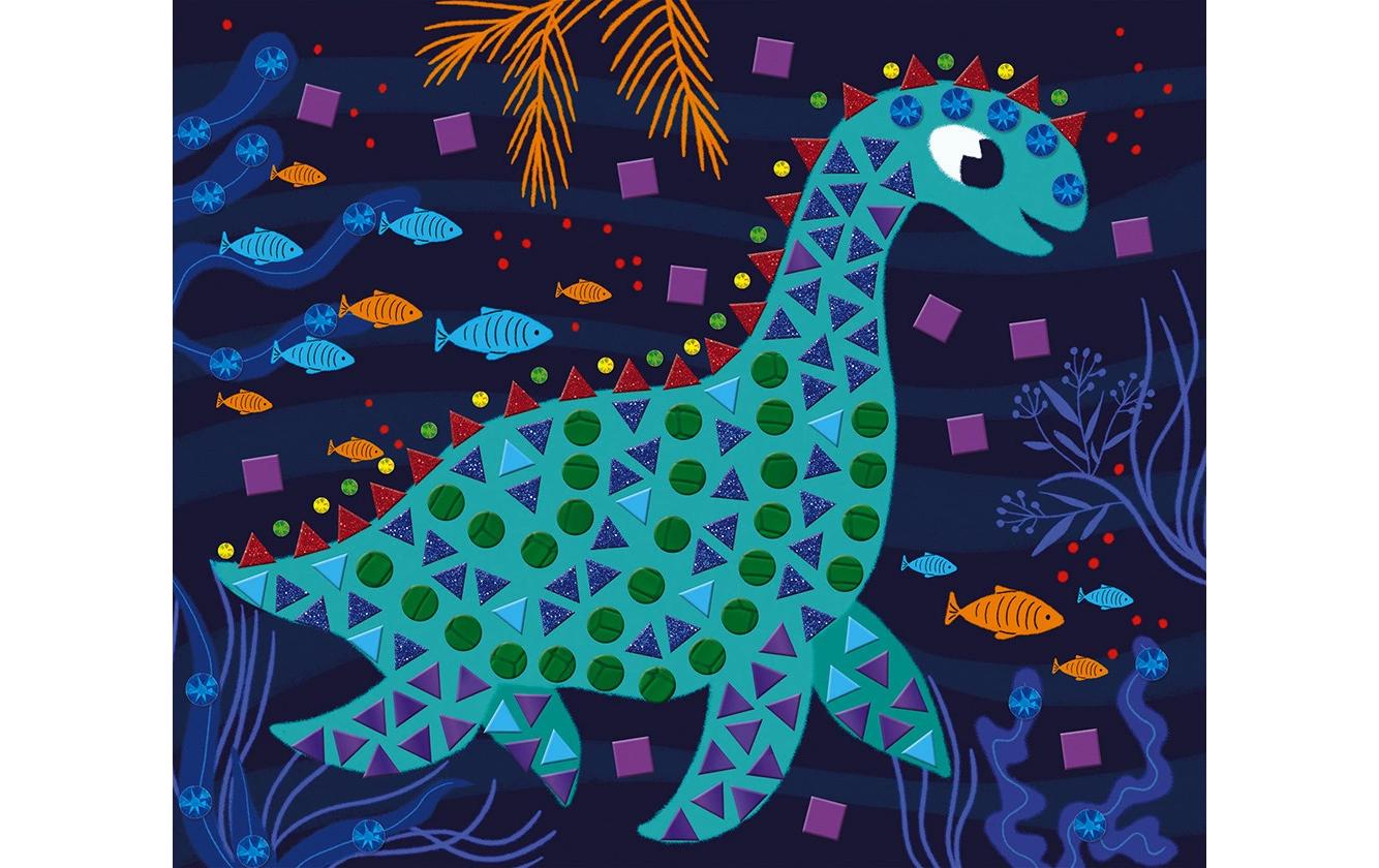 Janod Bastelset Dinosaurier Mosaik