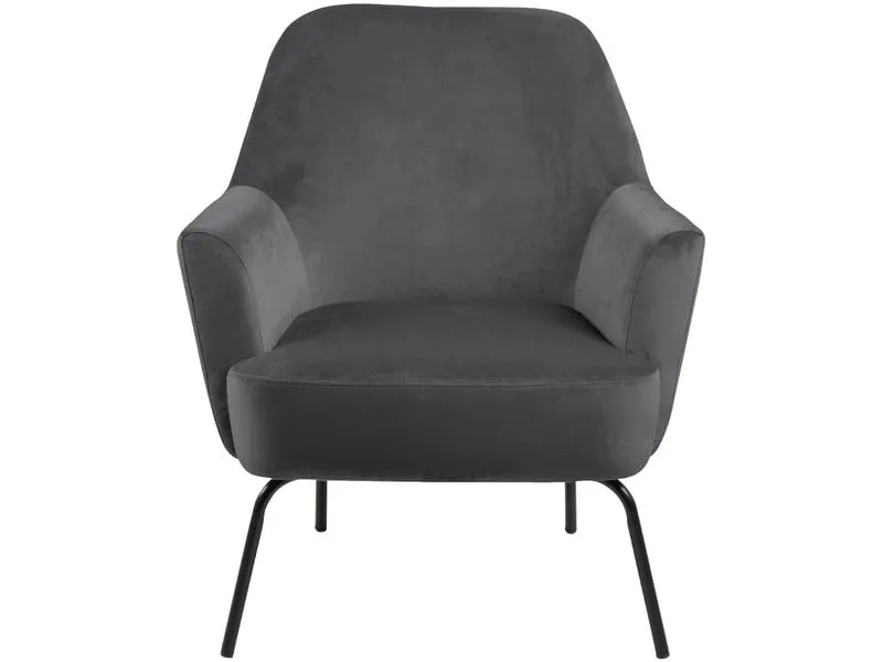 AC Design Sessel Melissa 75 x 83 cm Dunkelgrau AC Design Sessel Melissa 75 x 83 cm Dunkelgrau