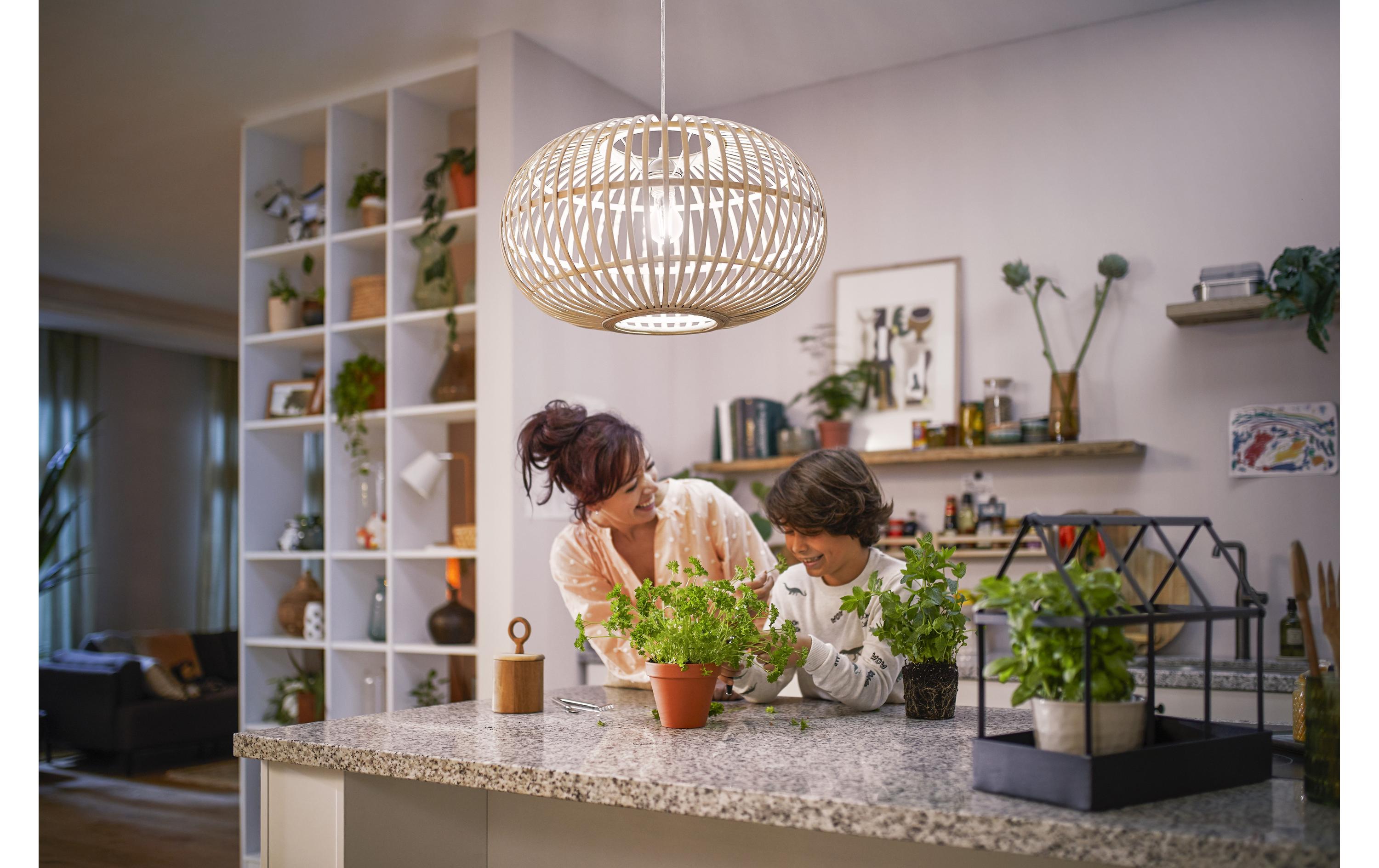 Philips Lampe LED CLA 60W A60 E27 2700K FR UE 2PF/SRT Warmweiss