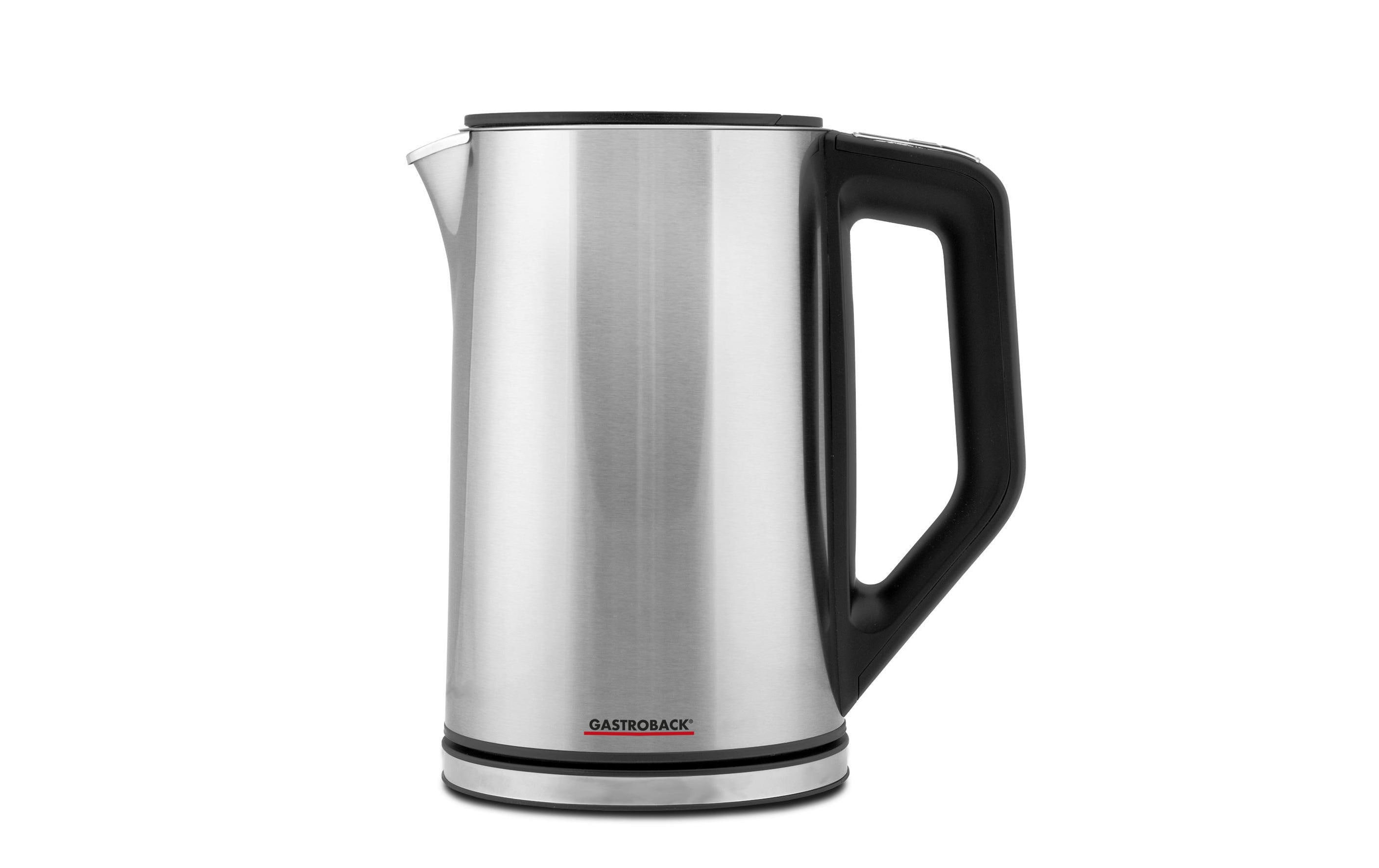 Gastroback Wasserkocher Cool Touch 1.5 l, Silber