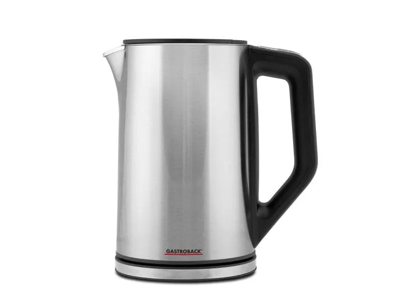 Gastroback Wasserkocher Cool Touch 1.5 l, Silber