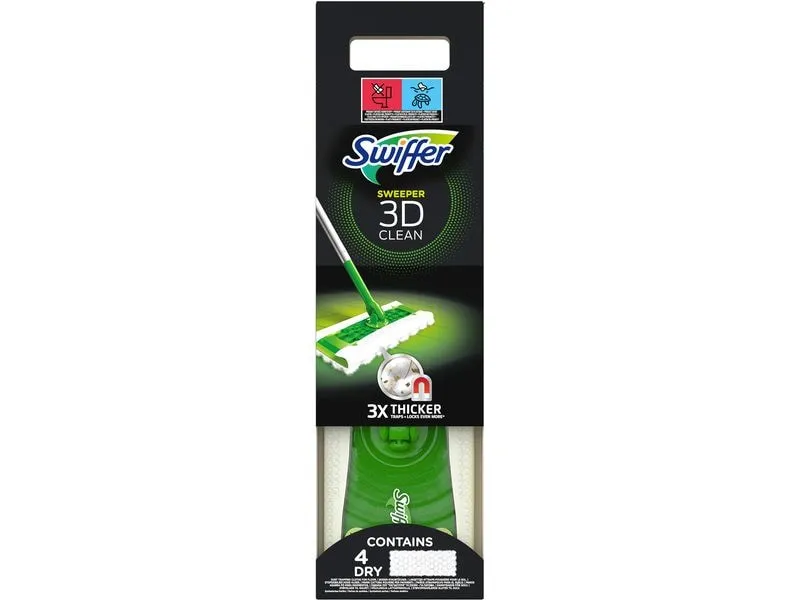 Swiffer Wischmopp Starter-Kit 3D 7-teilig