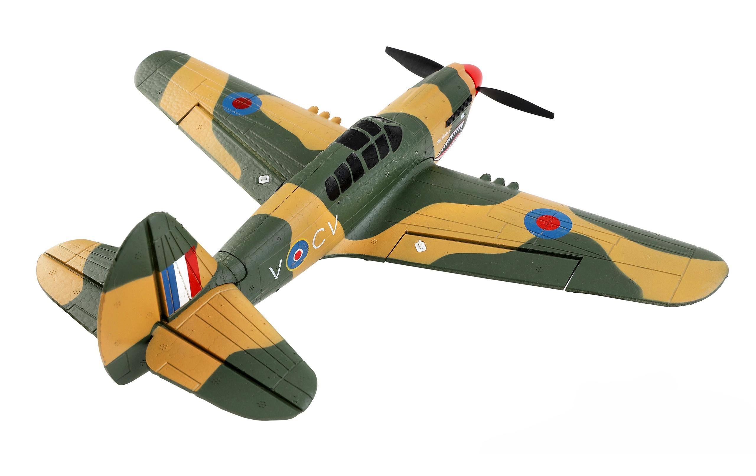 Amewi Warbird AMXflight P40 Fighter, Gyro, 4-Kanal, 384 mm, RTF