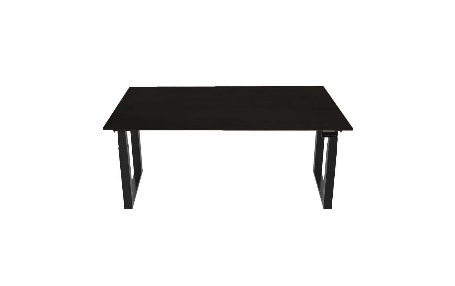 Contini höhenverstellbarer Bürotisch 1.6 x 0.8 m Schwarz