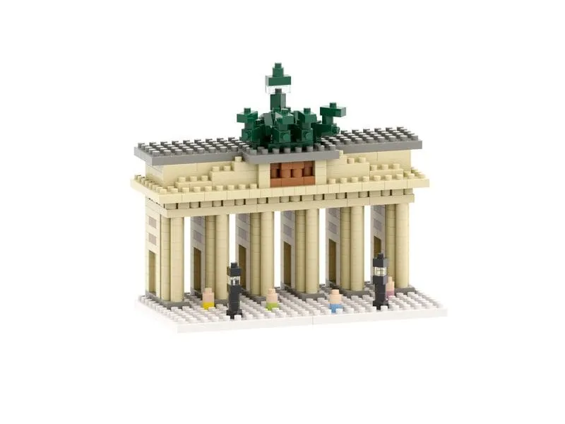 BRIXIES Bausteinmodell Brandenburger Tor aus 570 Bausteinen