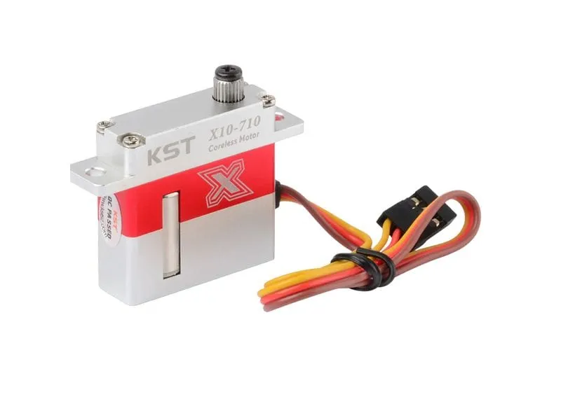 KST Flächenservo X10-710 V8.0 7.5 kg, 0.09 s, Digital HV KST Flächenservo X10-710 V8.0 7.5 kg, 0.09 s, Digital HV