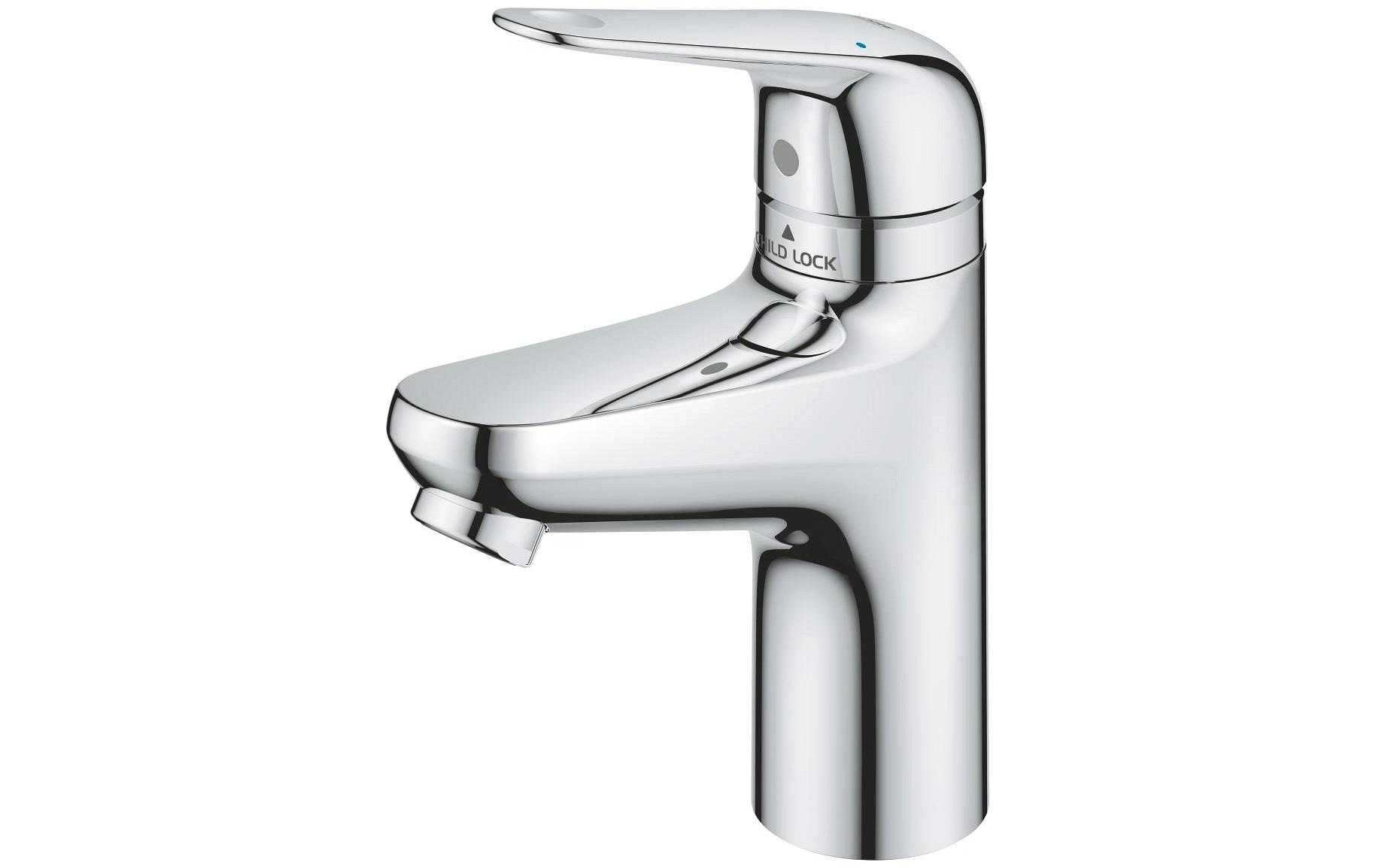 GROHE Einhand-Waschbatterie Swift Click Child-Lock, S GROHE Einhand-Waschbatterie Swift Click Child-Lock, S