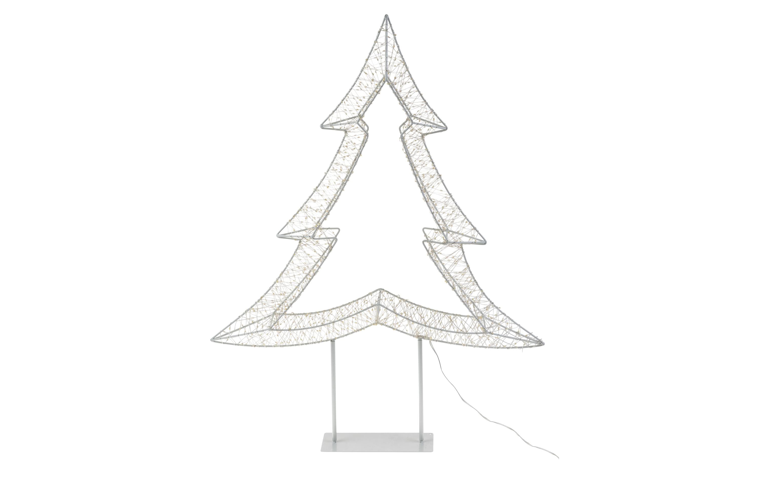 COCON LED-Tannenbaum 3D, Metall, gross