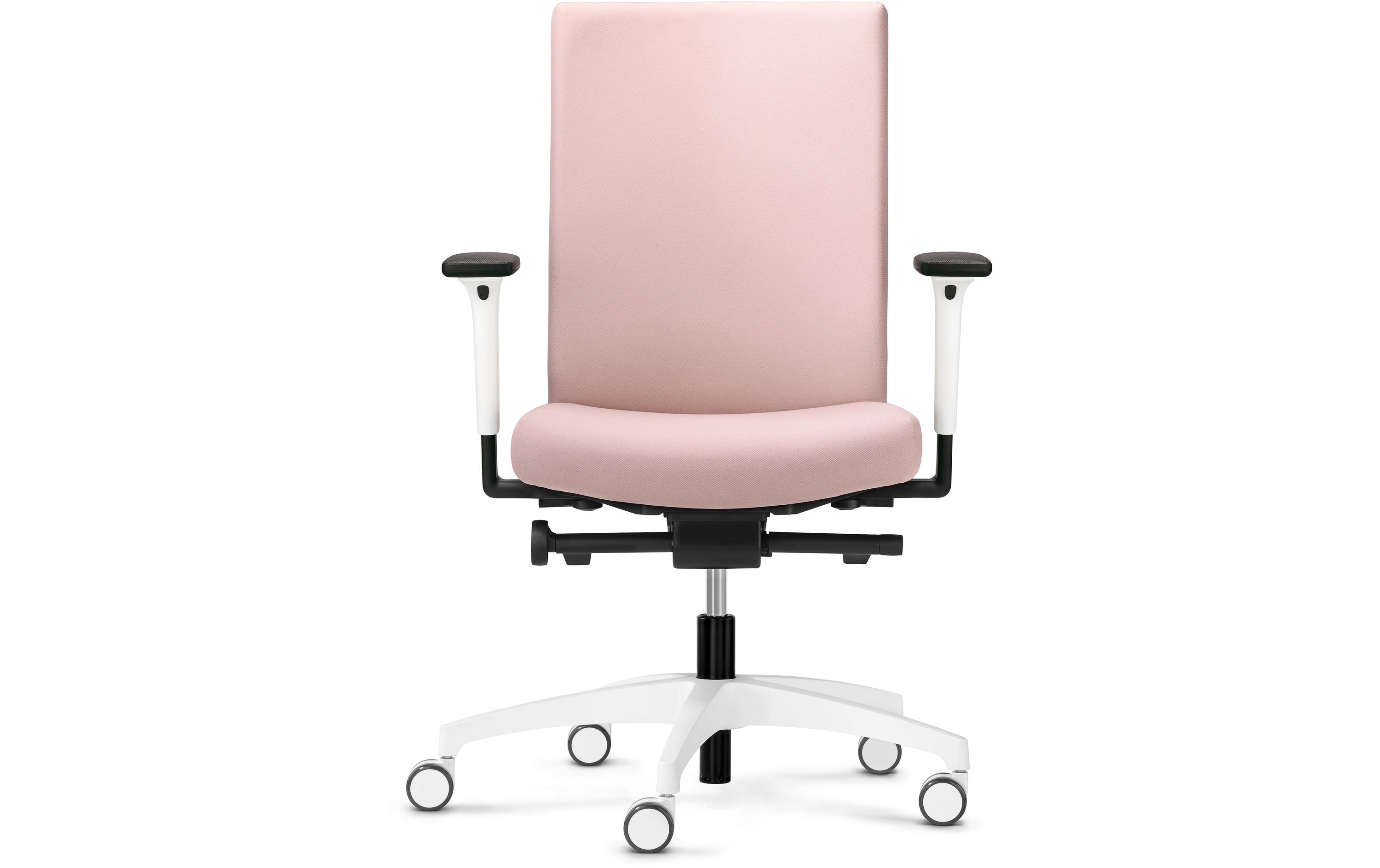 Dauphin Bürostuhl Just Evo Cozy mit Polsterrücken, Pink Dauphin Bürostuhl Just Evo Cozy mit Polsterrücken, Pink