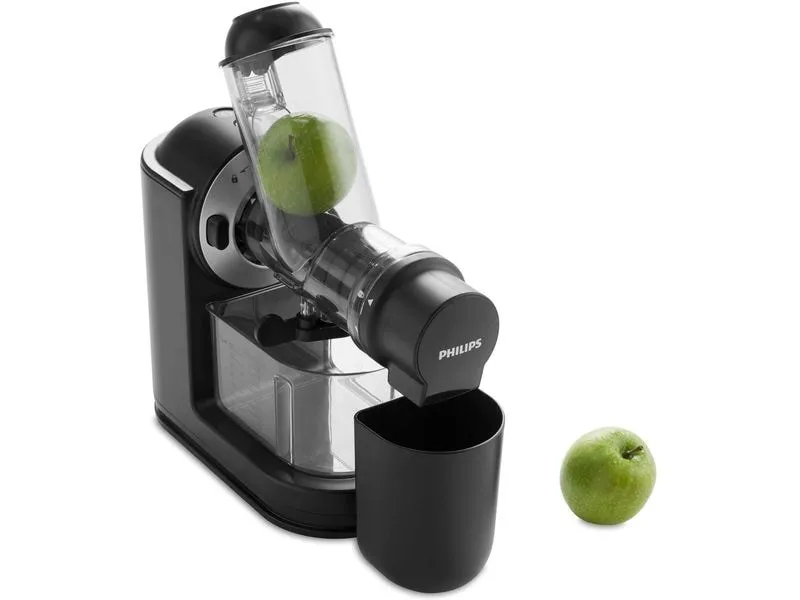 Philips Slow Juicer Viva Collection HR1889/70 Schwarz/Silber Philips Slow Juicer Viva Collection HR1889/70 Schwarz/Silber