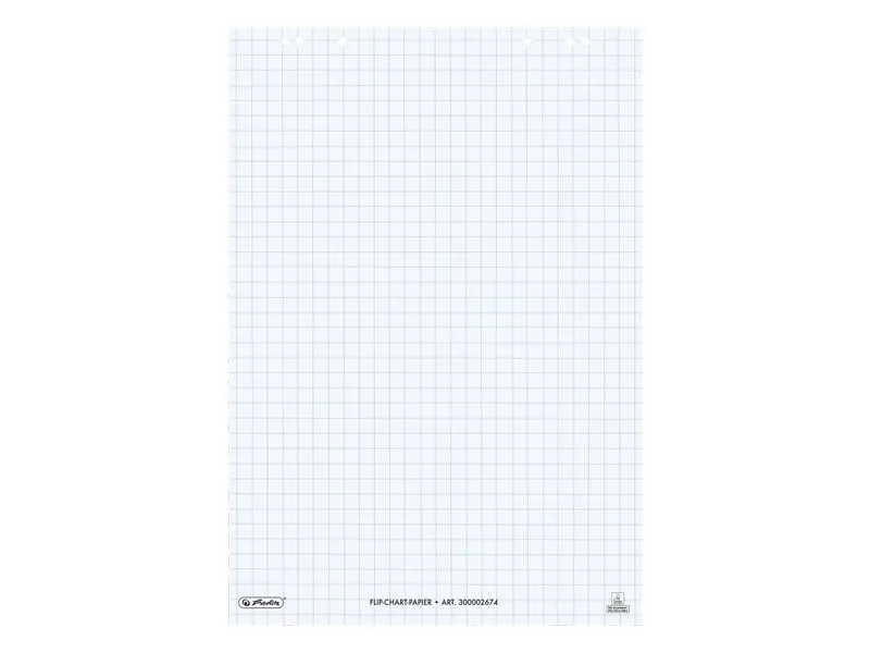 Herlitz Flipchartblock 65 x 98 cm, kariert, 20 Blatt Herlitz Flipchartblock 65 x 98 cm, kariert, 20 Blatt