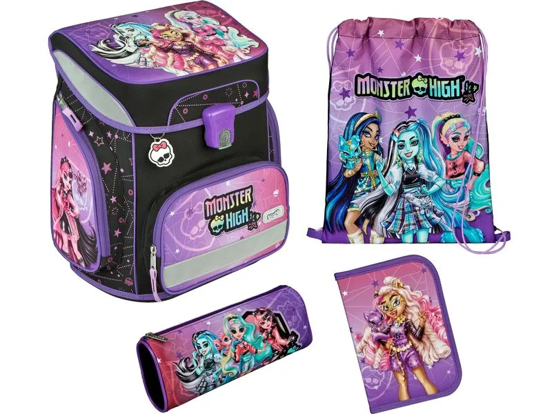 Scooli Schulthek-Set 5-teilig Monster High, 18 l