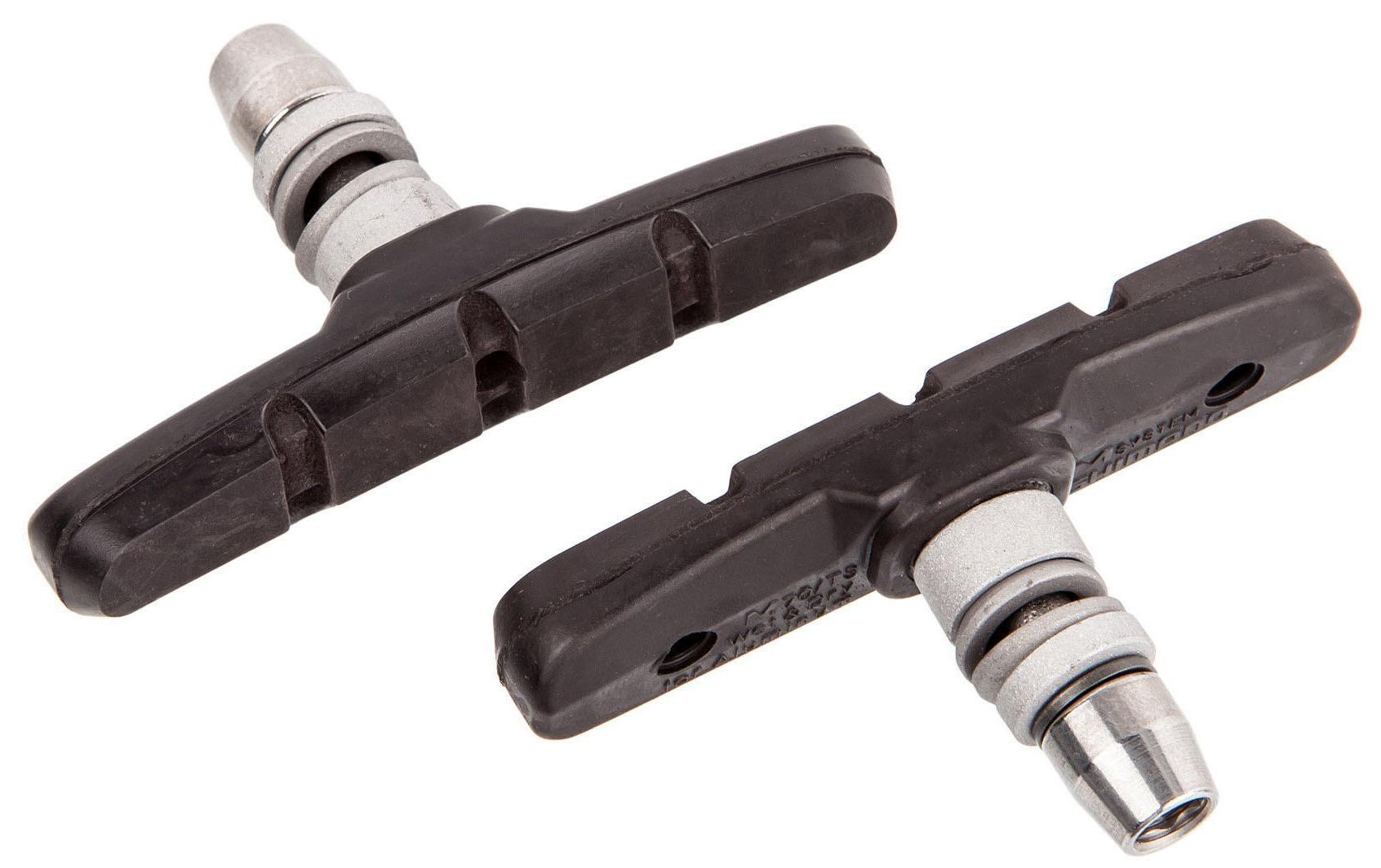 Shimano Bremsschuhe M70T3 mit Befestigungsmuttern Shimano Bremsschuhe M70T3 mit Befestigungsmuttern