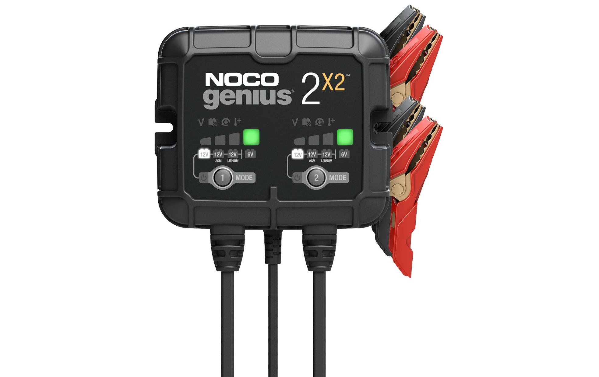 Noco Batterieladegerät GENIUS2 x 2 2x 6-12 V / 2 A Noco Batterieladegerät GENIUS2 x 2 2x 6-12 V / 2 A