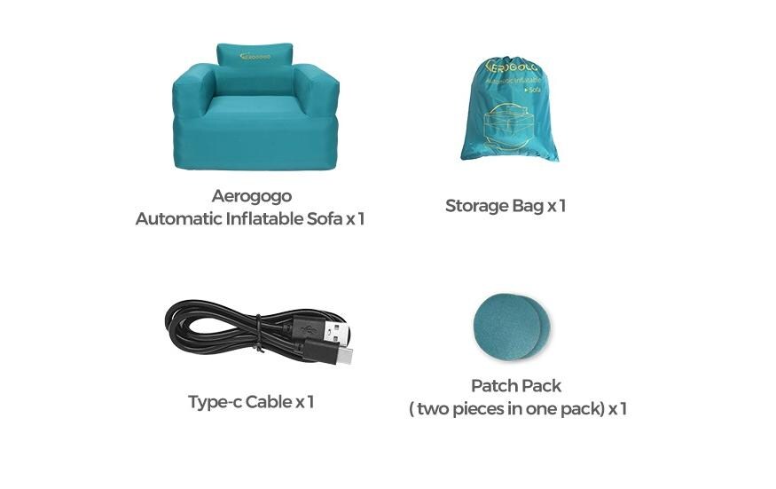 Aerogogo Aufblasbares Sofa BS2 103 x 74 cm