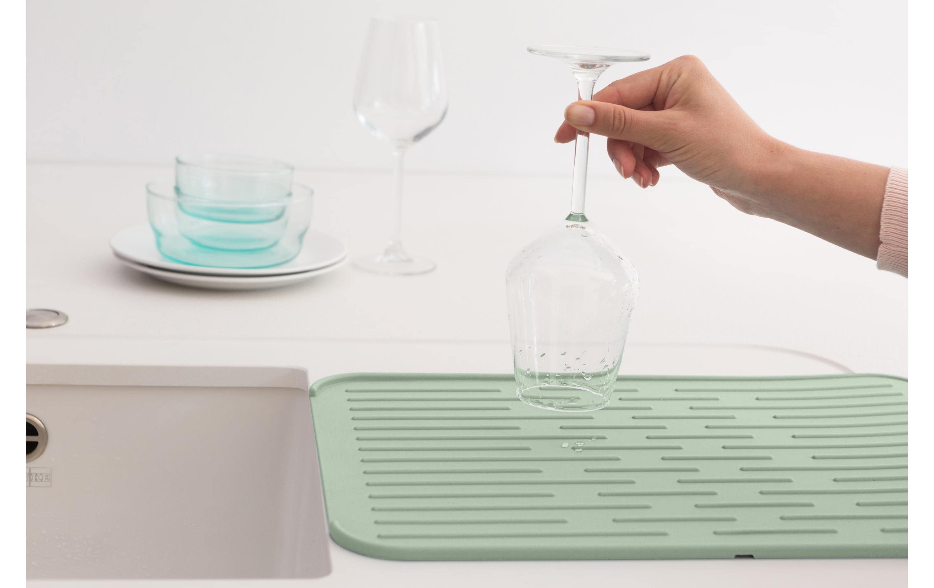 Brabantia Abtropfmatte Sink side Hellgrün