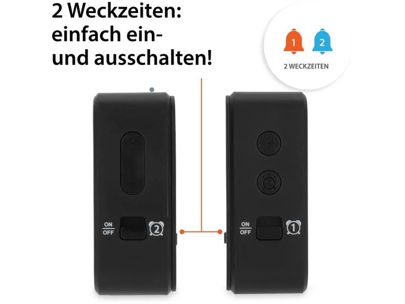 ADE Funkwecker mit Nachtlichtsensor ADE Funkwecker mit Nachtlichtsensor