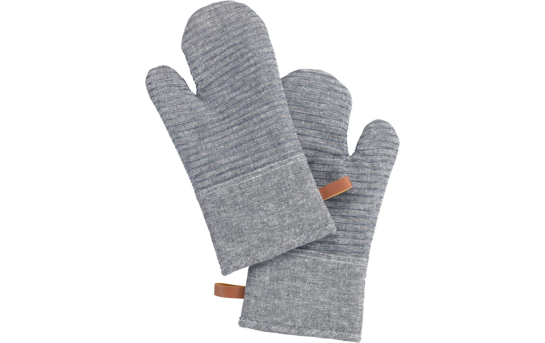 Wenko Küchenhandschuh Ada Stripes Grau, 2 Stück Wenko Küchenhandschuh Ada Stripes Grau, 2 Stück