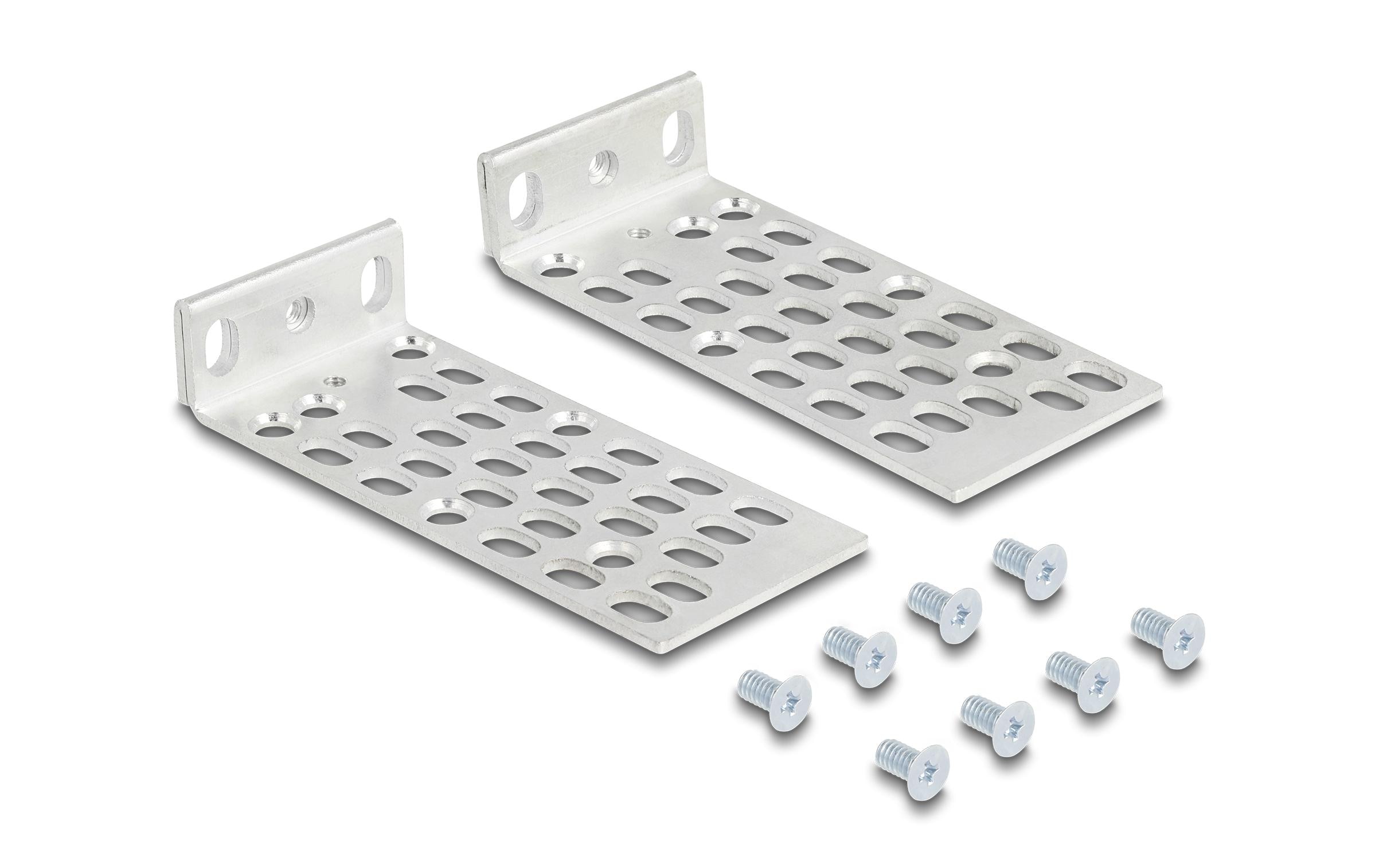 Delock Universelles Rack Montage Set 2 Stück Delock Universelles Rack Montage Set 2 Stück