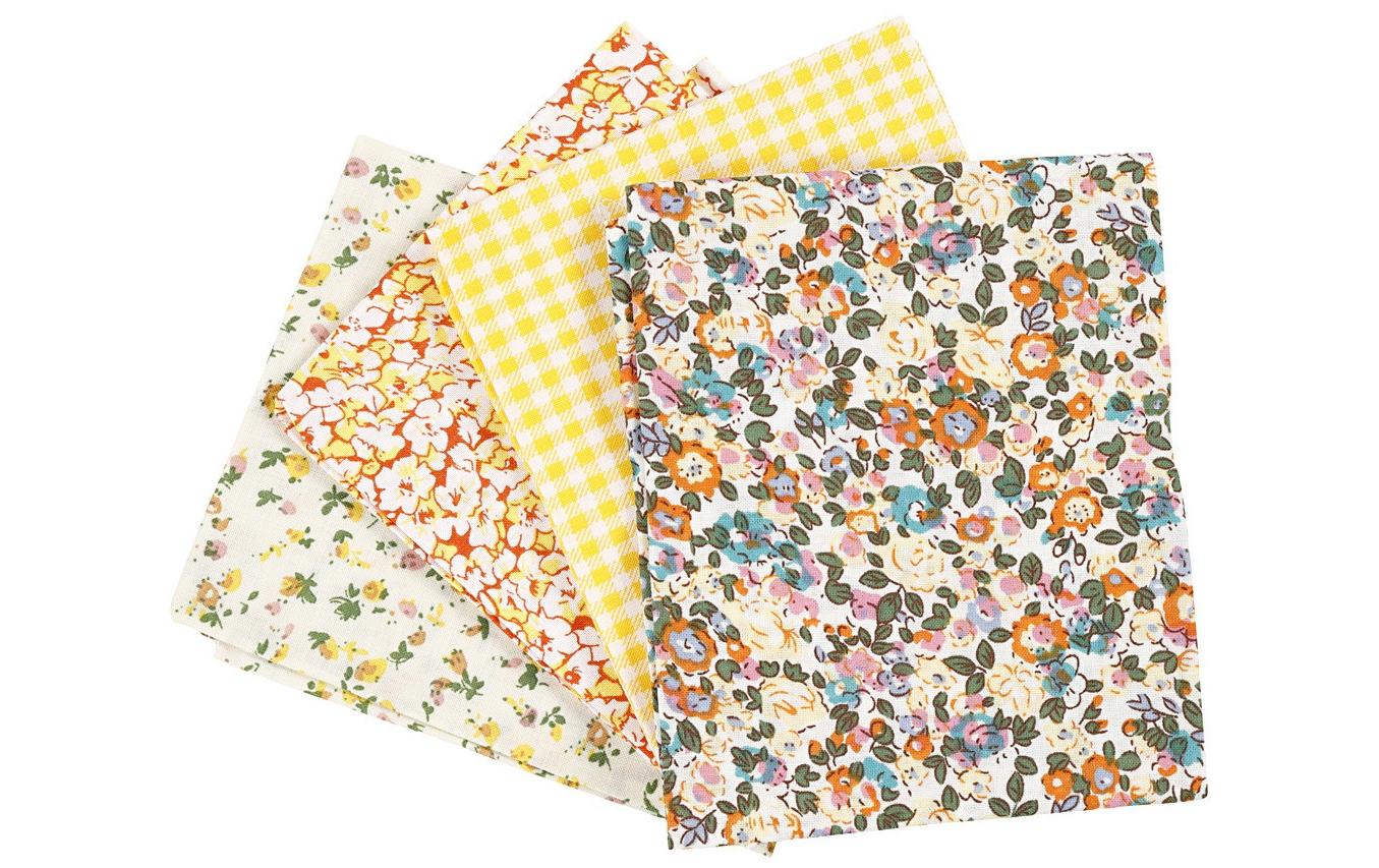 Creativ Company Stoff Fabric 4-teilig, 45 cm 55 cm Creativ Company Stoff Fabric 4-teilig, 45 cm 55 cm