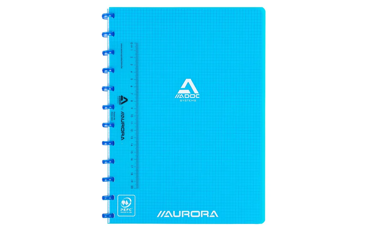 Adoc Notizheft Pap-Ex Colorline, A4, Blau, kariert Adoc Notizheft Pap-Ex Colorline, A4, Blau, kariert