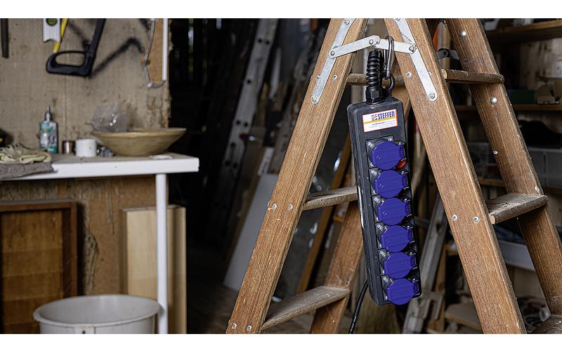 STEFFEN Industrie-Steckerleiste Professional 6x T23 IP55, 5 m