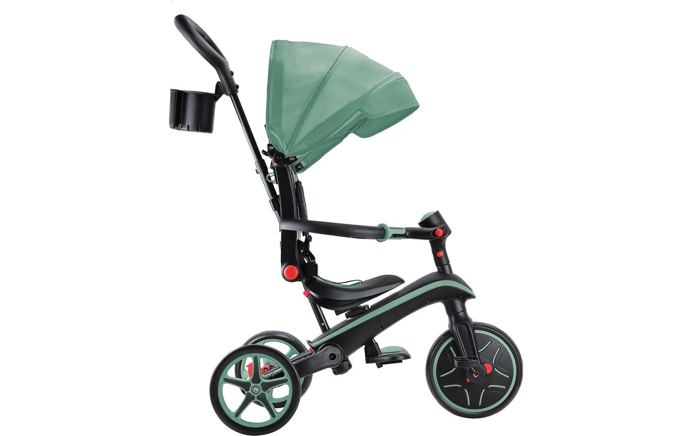 GLOBBER Trike Explorer Foldable 4 in 1, Olivgrün