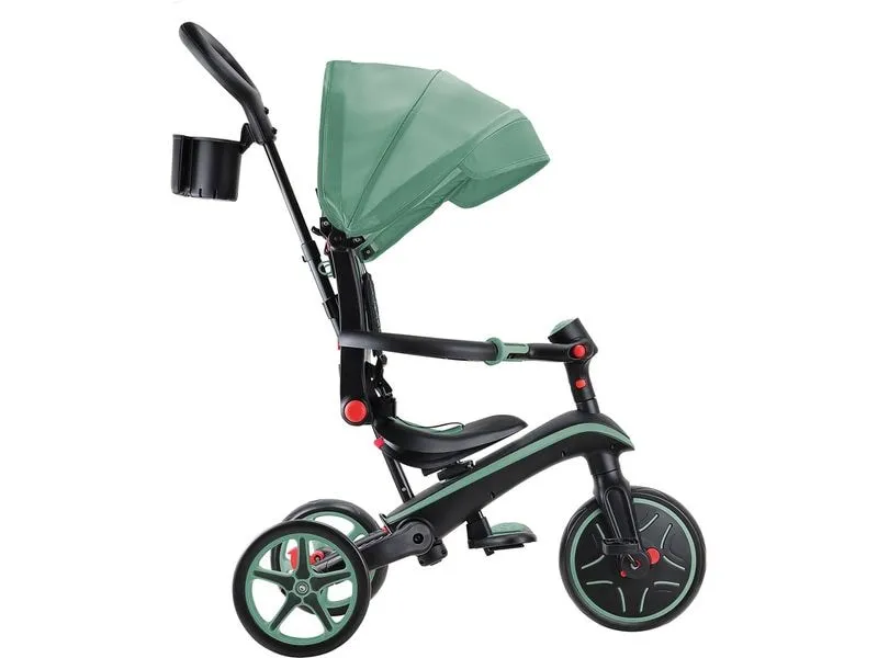 GLOBBER Trike Explorer Foldable 4 in 1, Olivgrün GLOBBER Trike Explorer Foldable 4 in 1, Olivgrün