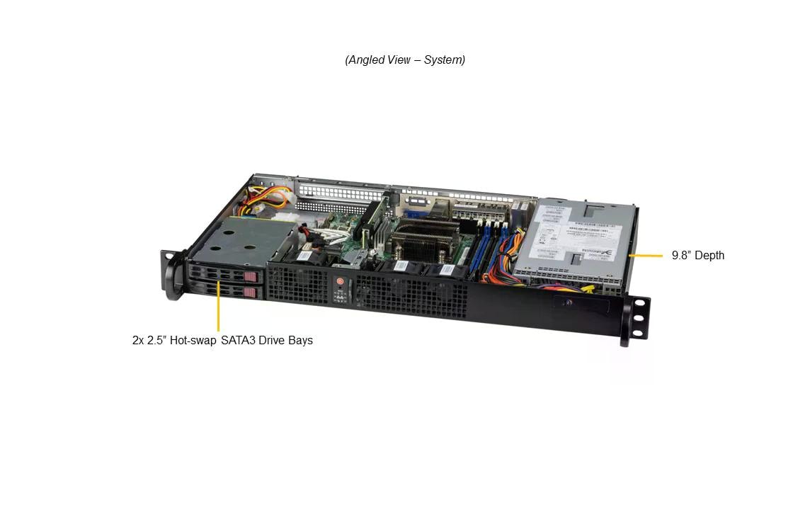 Supermicro Barebone IoT SuperServer SYS-110A-24C-RN10SP