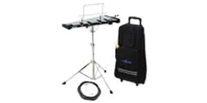Majestic AK32PC Glockenspiel- und Übungspad-Kit mit Rollwagen