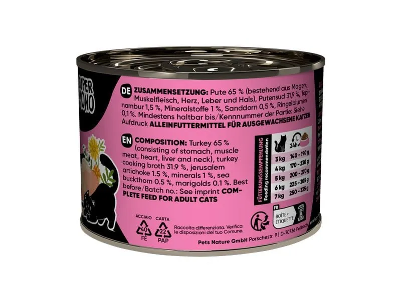 Lucky Lou Nassfutter SuperMono Pute, 200 g Lucky Lou Nassfutter SuperMono Pute, 200 g