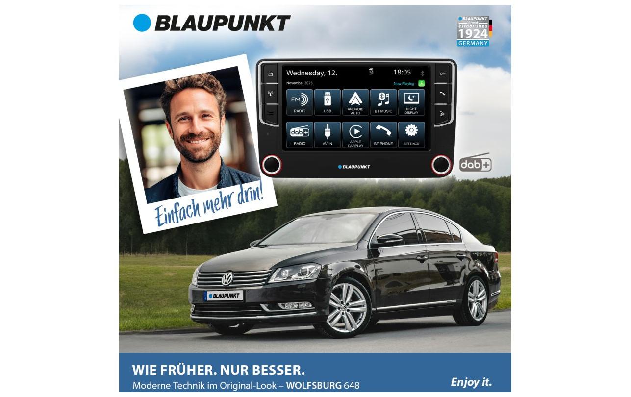 Blaupunkt Autoradio Wolfsburg 648 DAB 2-DIN Blaupunkt Autoradio Wolfsburg 648 DAB 2-DIN