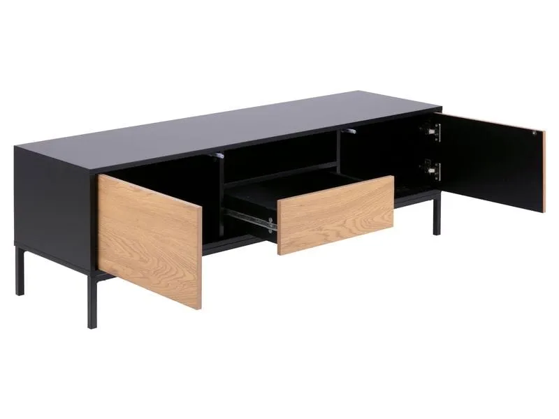 AC Design TV-Möbel Seaford 140 x 40 x 45 cm, Nature/Schwarz AC Design TV-Möbel Seaford 140 x 40 x 45 cm, Nature/Schwarz