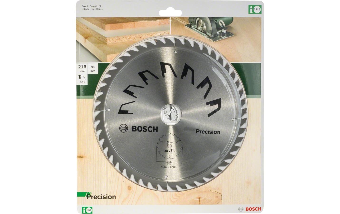 Bosch Kreissägeblatt Precision 216 mm Bosch Kreissägeblatt Precision 216 mm
