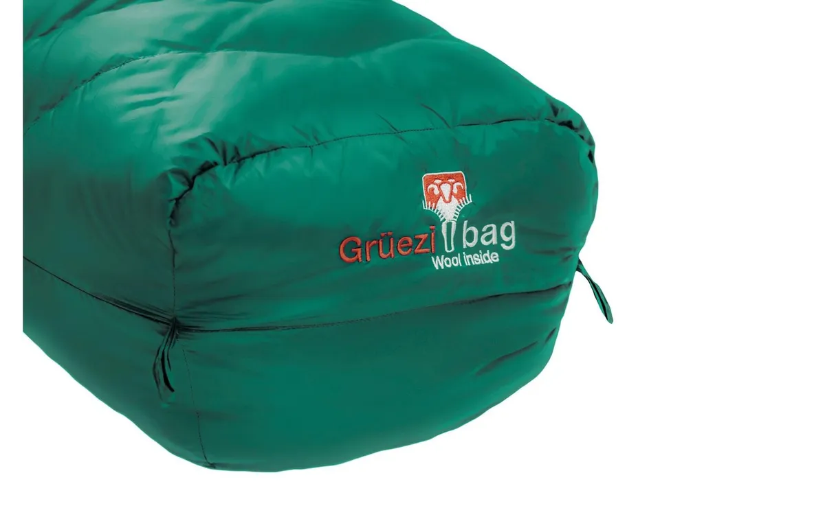Grüezi Bag Schlafsack DownWool Subzero 2.0 -8 °C 200 cm, Grün Grüezi Bag Schlafsack DownWool Subzero 2.0 -8 °C 200 cm, Grün