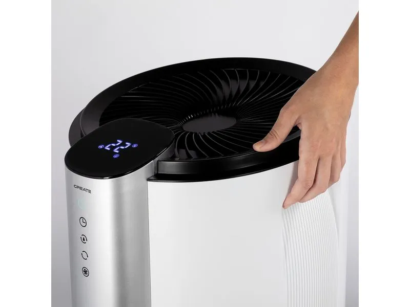 Create Dryplus XL-Spiral 90 m², Schwarz/Weiss