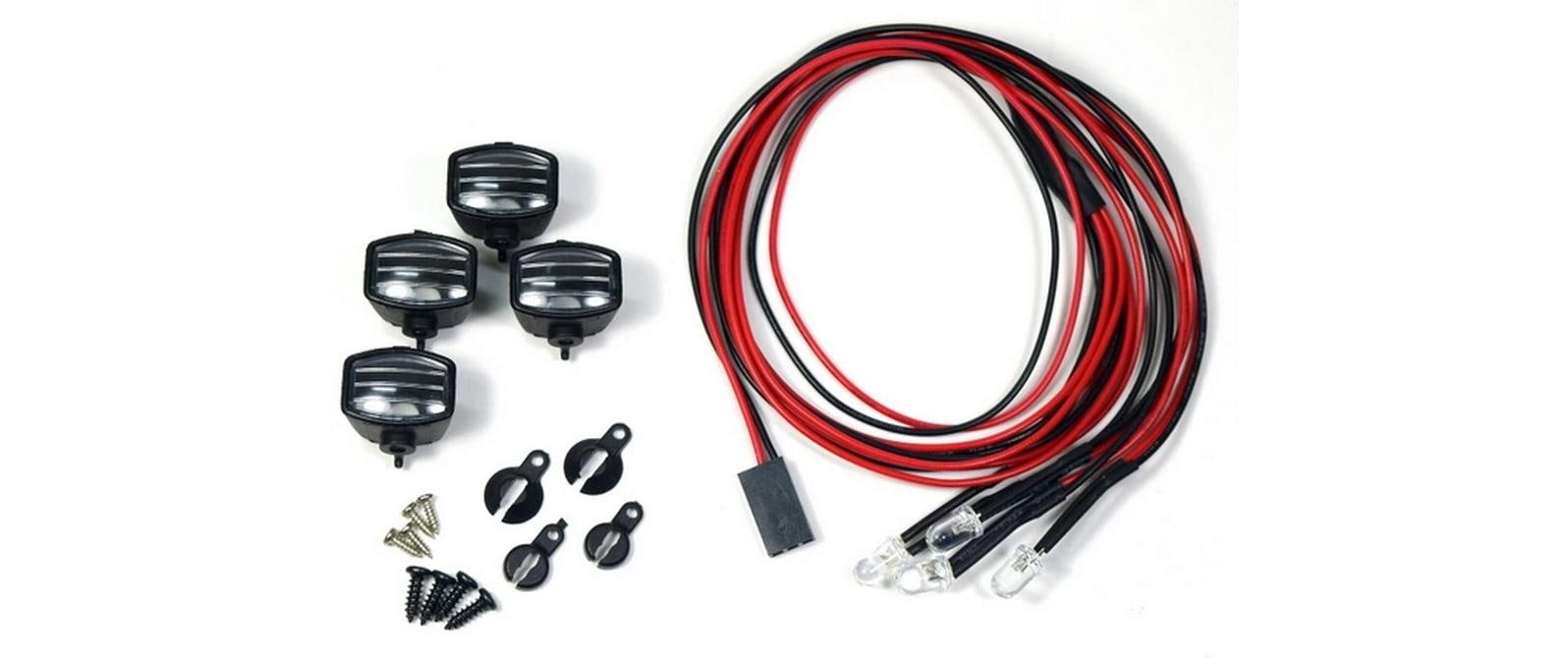 Absima 1:10 LED Rally-Scheinwerferset eckig (4) Absima 1:10 LED Rally-Scheinwerferset eckig (4)