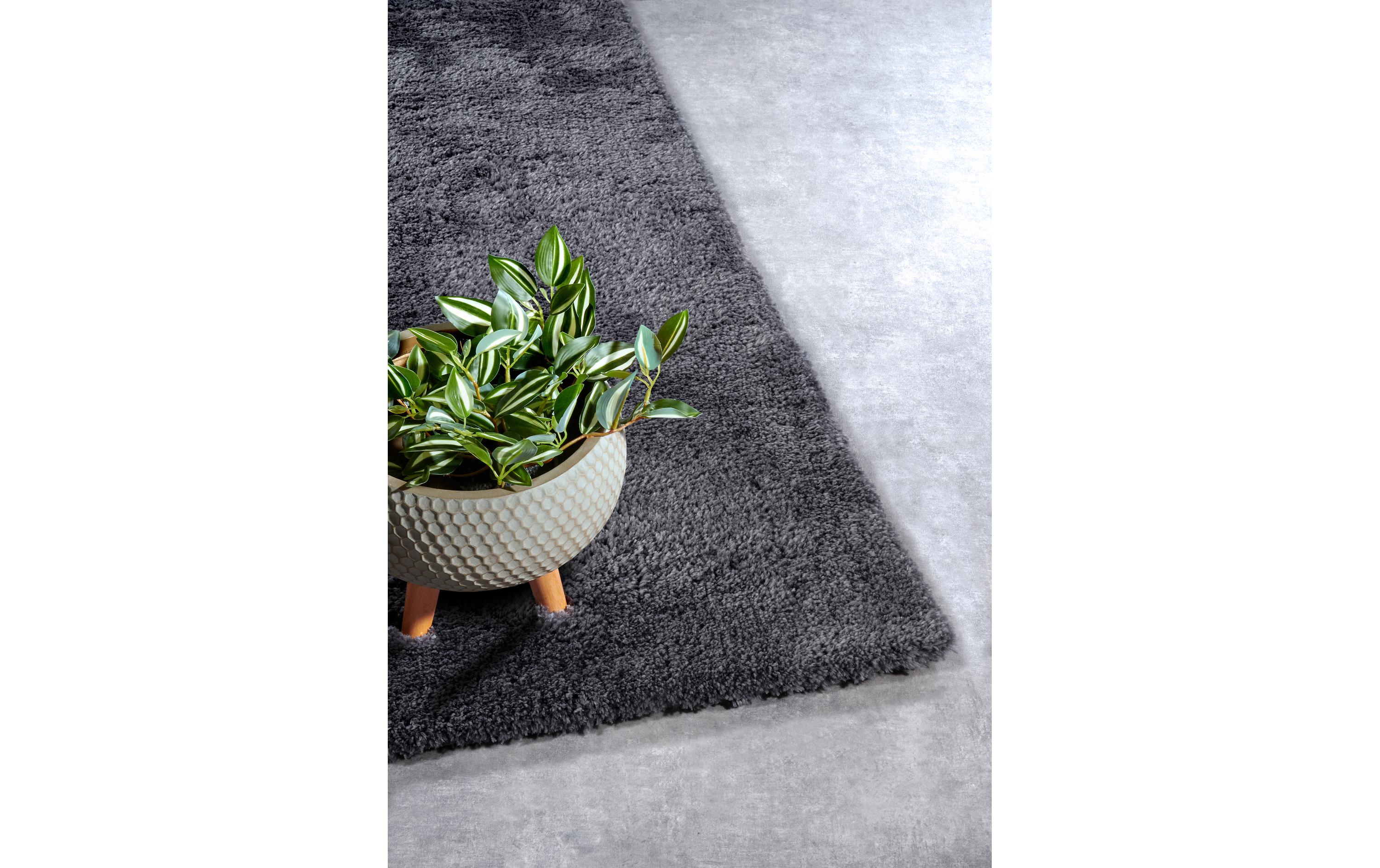 Hanse Home Teppich Myk Olaf 160 x 230 cm, Dunkelgrau