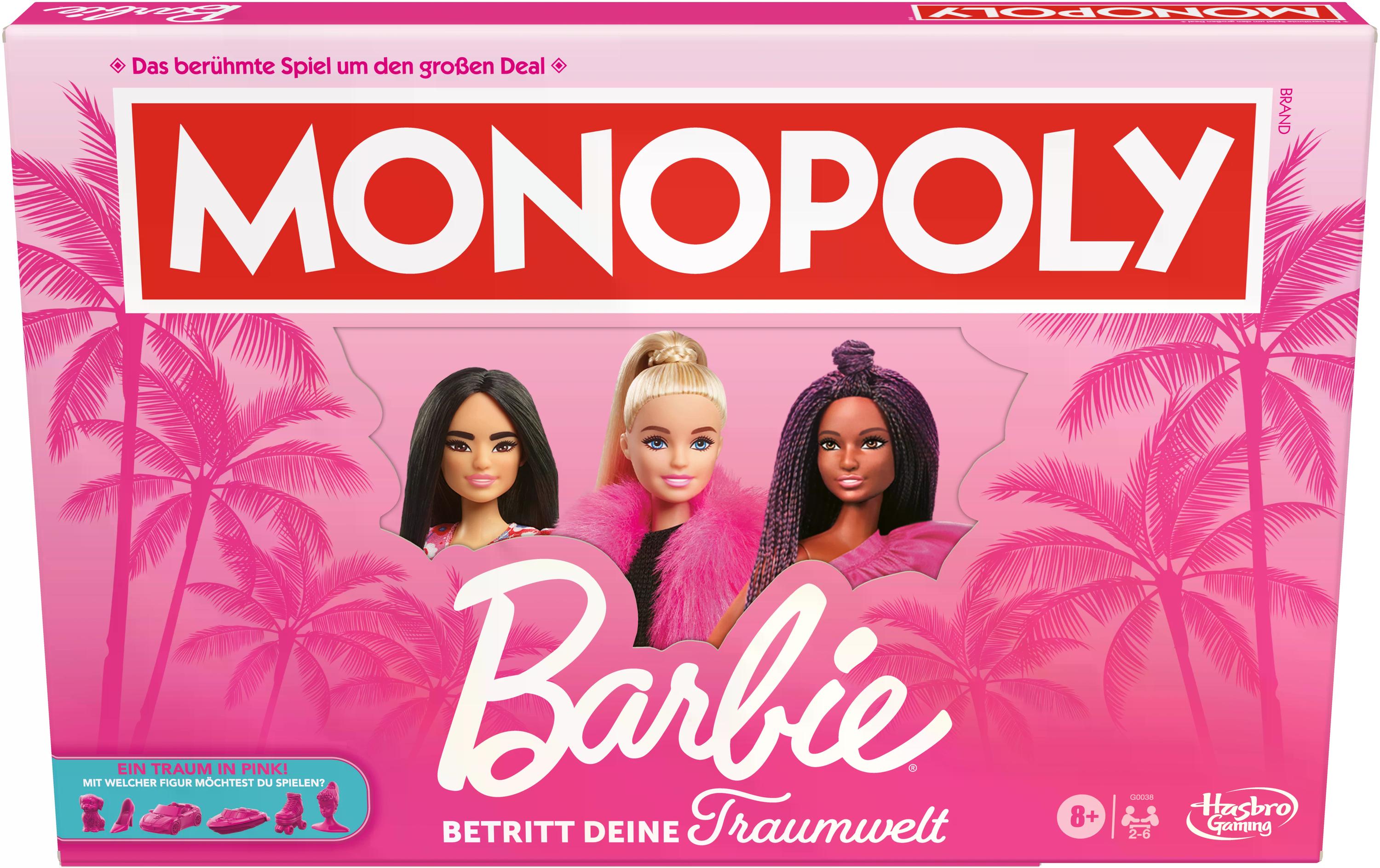 Hasbro Gaming Familienspiel Monopoly Barbie -DE- Hasbro Gaming Familienspiel Monopoly Barbie -DE-